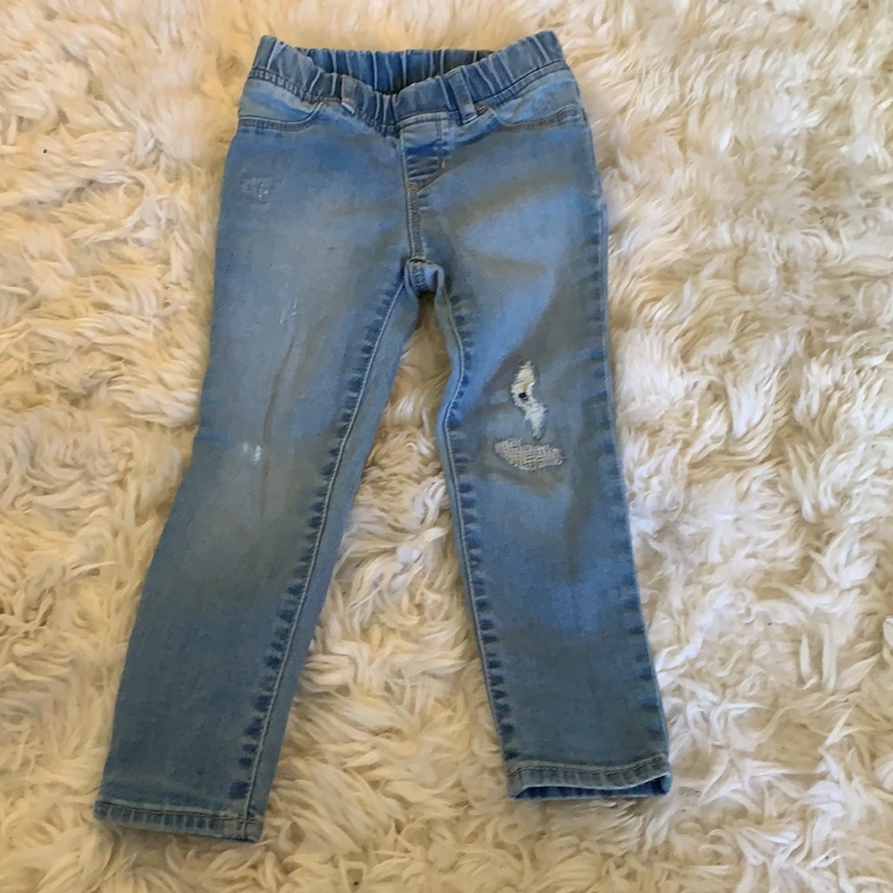Gap distressed jegging